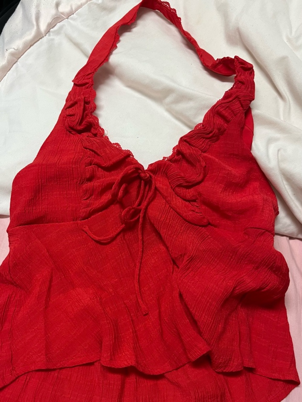PacSun Red Halter Top